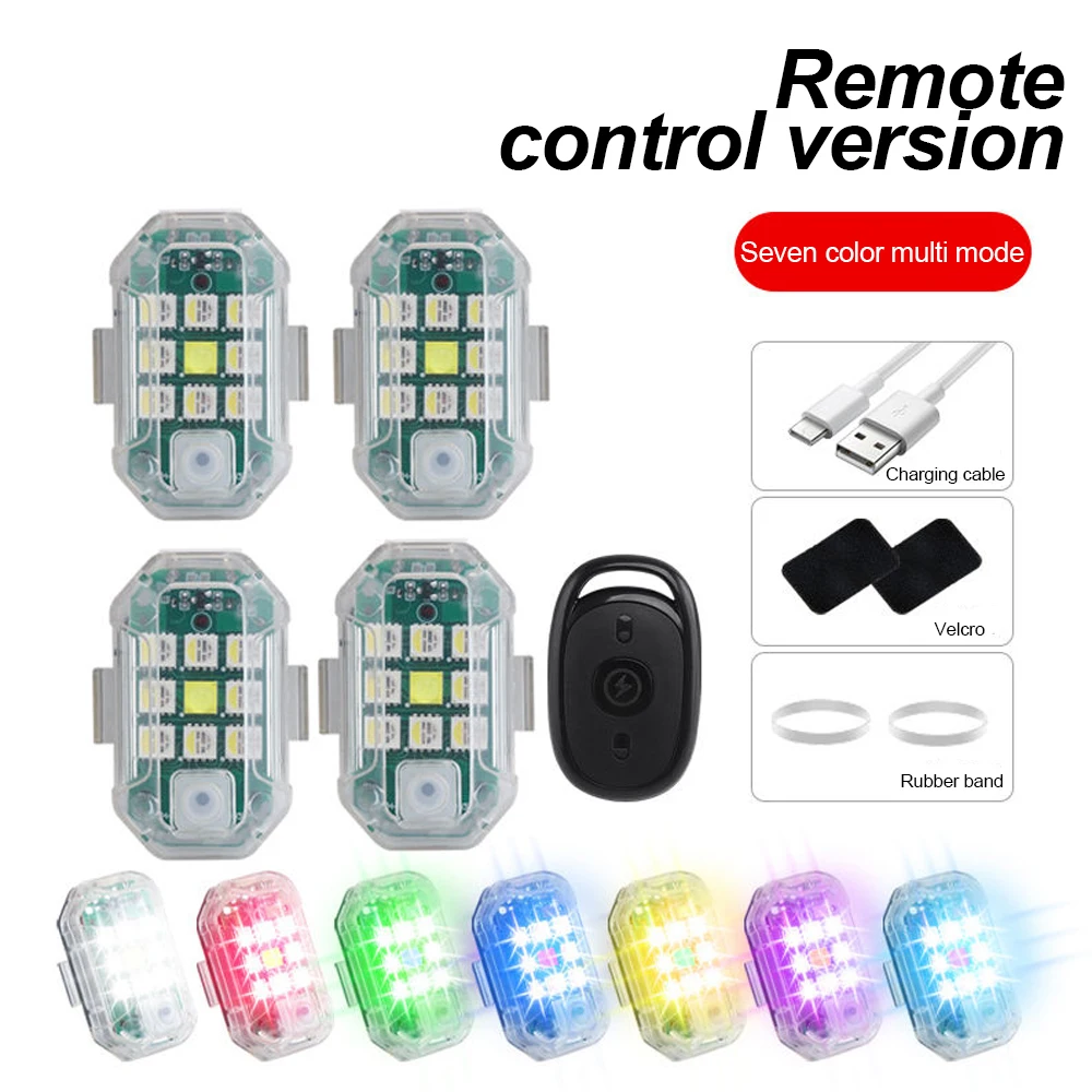 Drone Strobe Light - Wireless Remote Control LED Aircraft Strobe