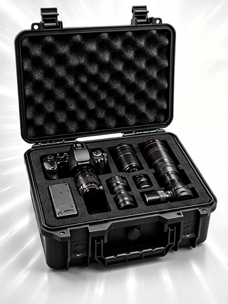 Drone Hard Shell Case - Pre Cut Sponge Photography Equipment Storage