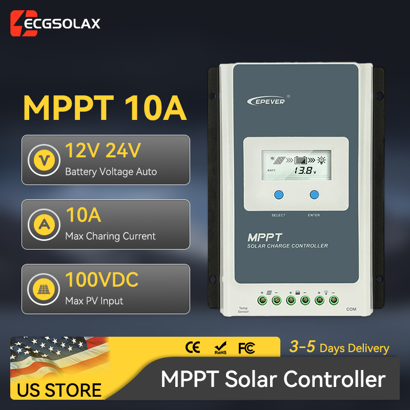 Drone Solar Charger - Epever 10A MPPT Solar Regulator 12V