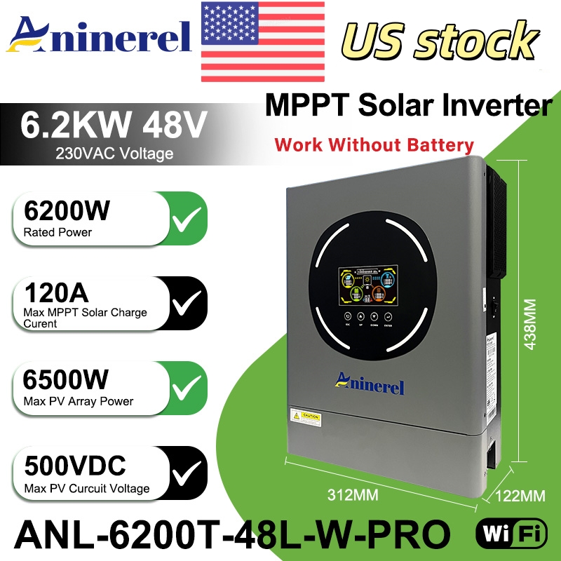 Aninerel 6.2KW 48V Hybrid Sola - Drone Solar Charger ulasan dan harga