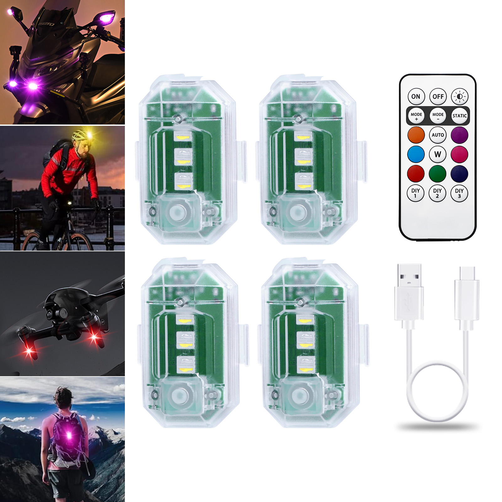 LECART Wireless Led Lights for - Drone Strobe Light ulasan dan harga