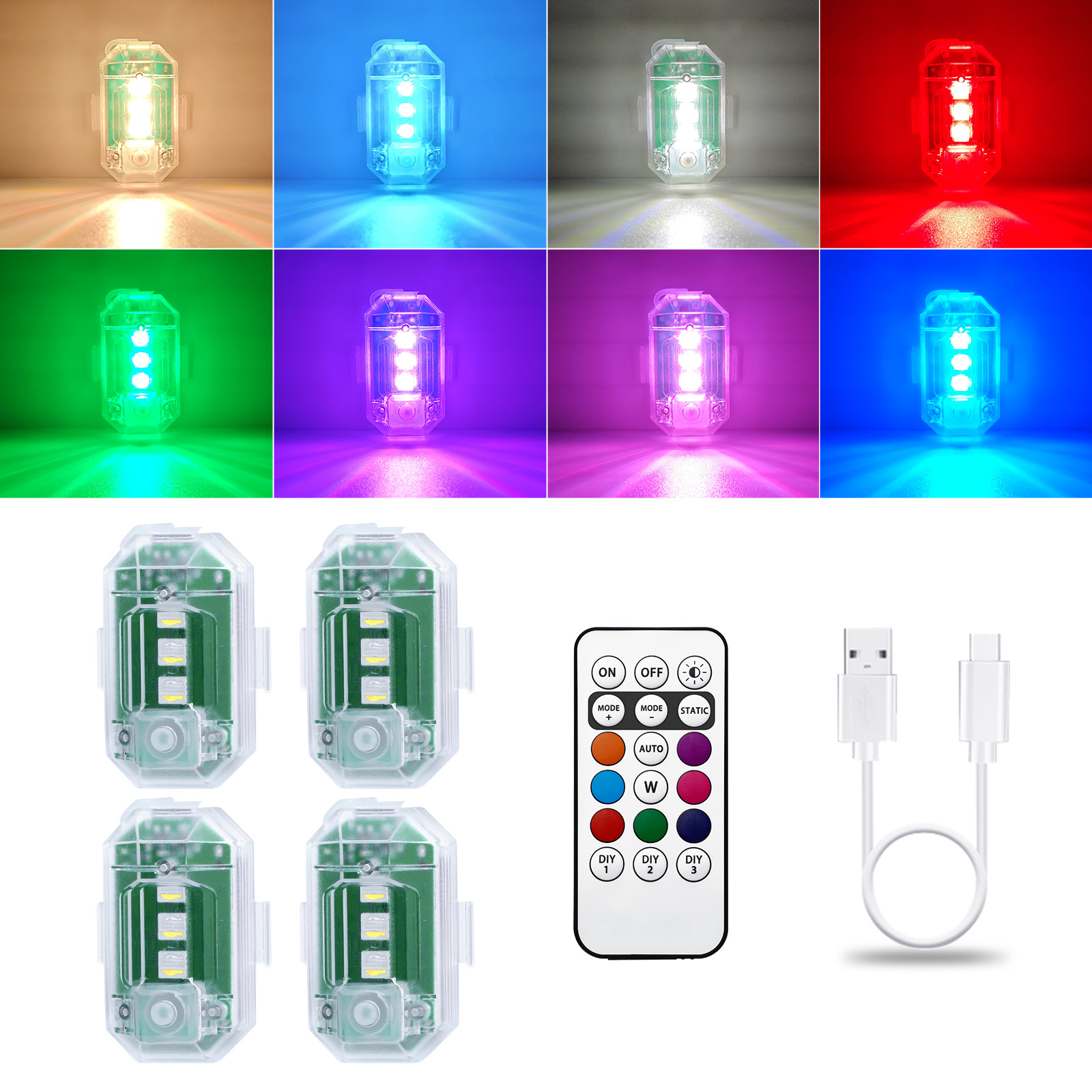 LECART Wireless Led Lights for - Drone Strobe Light ulasan dan harga