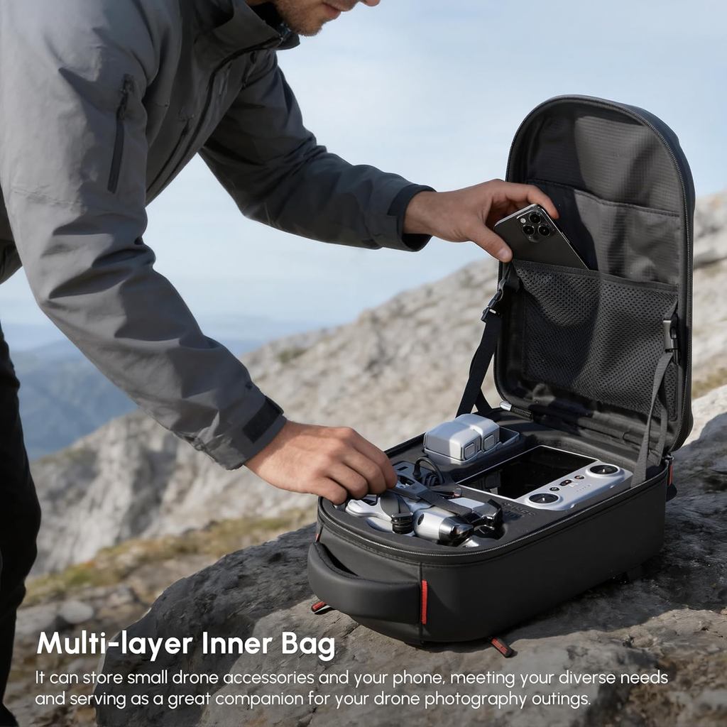 Waterproof Hard Carrying Backp - Drone Backpack ulasan dan harga
