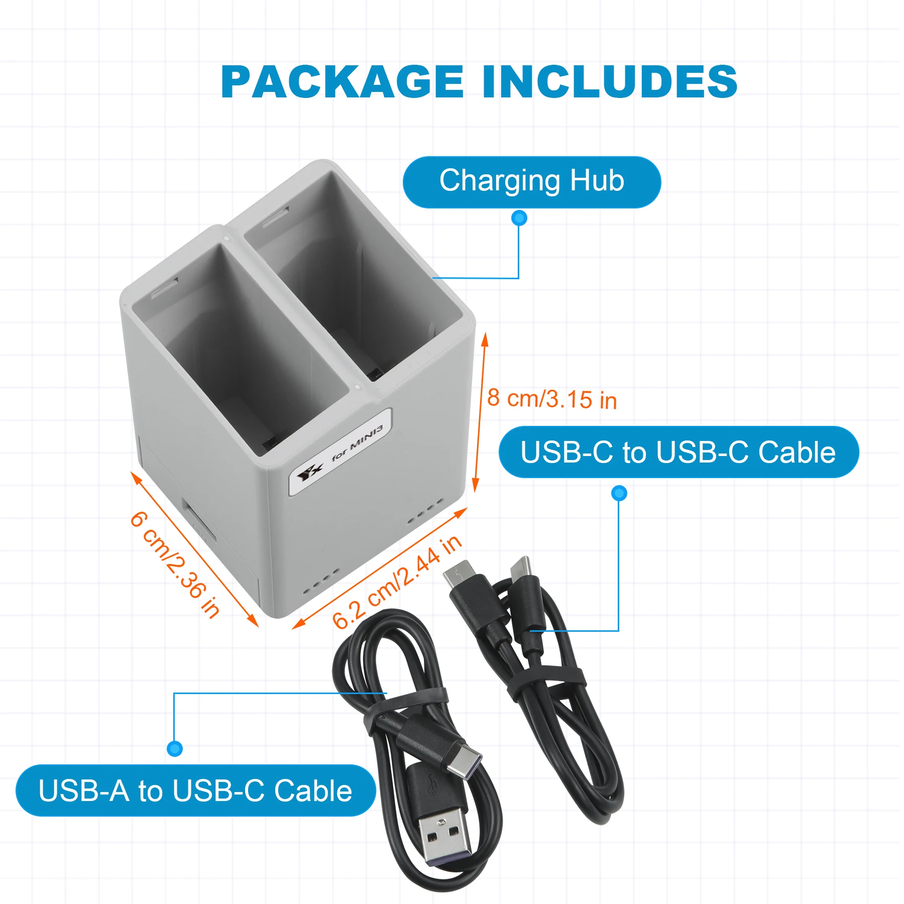 Charger Hub for DJI Mini 4 Pro - Drone Power Bank ulasan dan harga