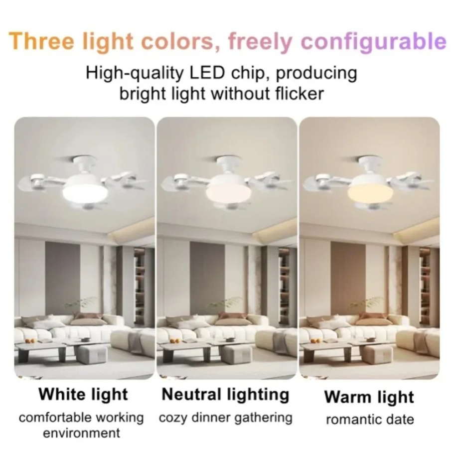 3/4 Heads Drone Style 3-in-1 C - Drone Beacon Light ulasan dan harga