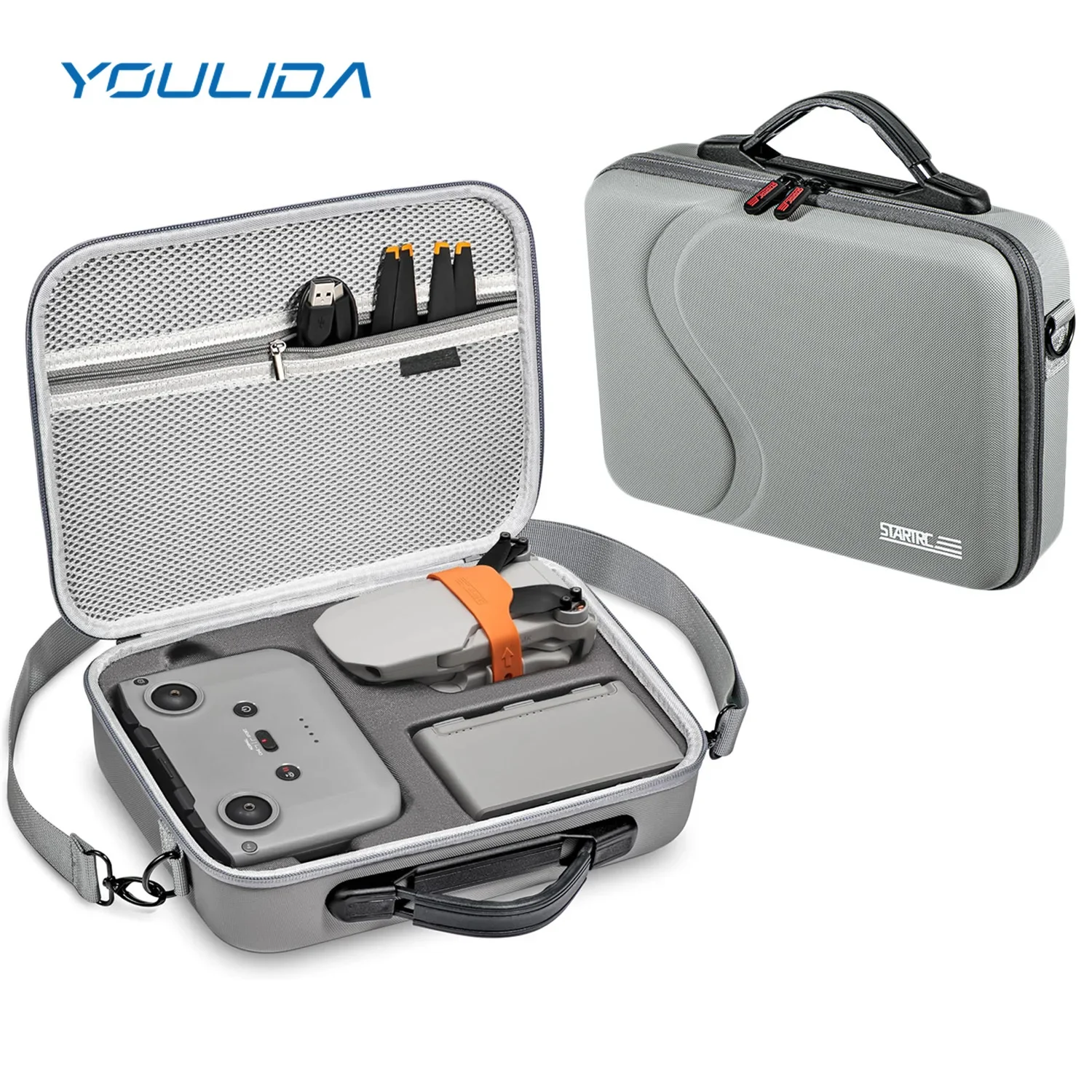 Mini 2 Shoulder Bag PU Portabl - Drone Carrying Case ulasan dan harga