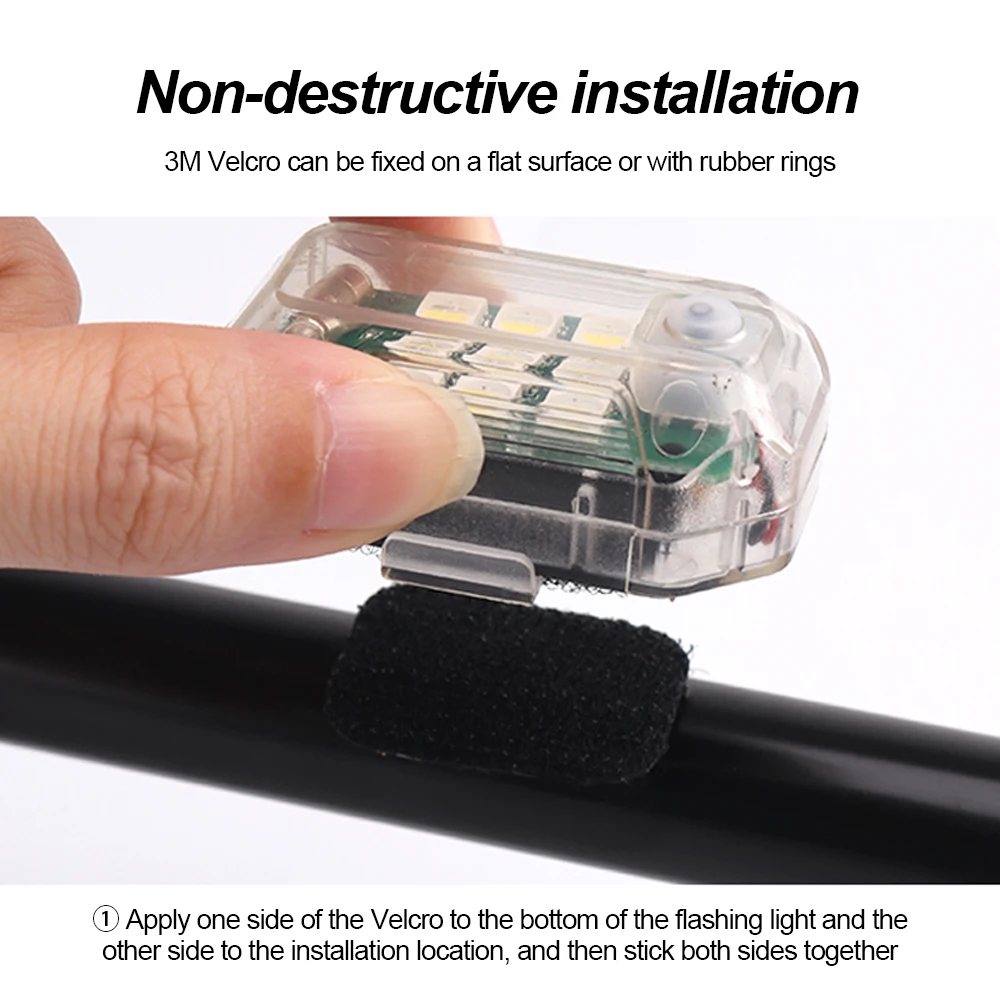 Wireless Remote Control LED Ai - Drone Strobe Light ulasan dan harga