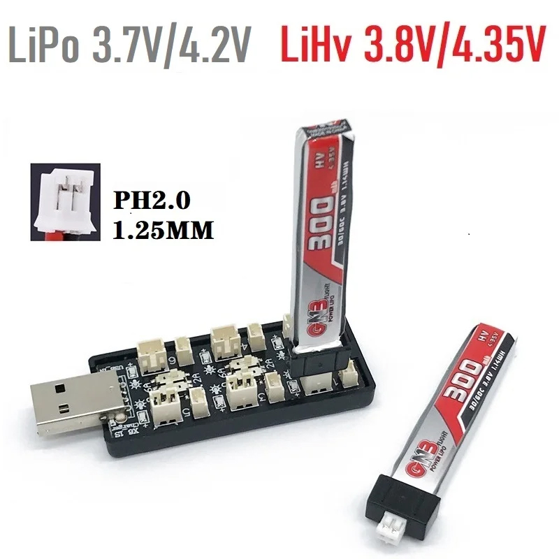 6CH USB 1S LiPo/LiHv 3.7V/4.2V - Drone Power Bank ulasan dan harga