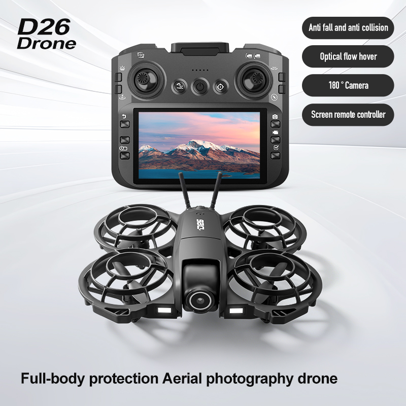 D26 Drone 4K Aerial HD 180° Ca - Drone Power Bank ulasan dan harga