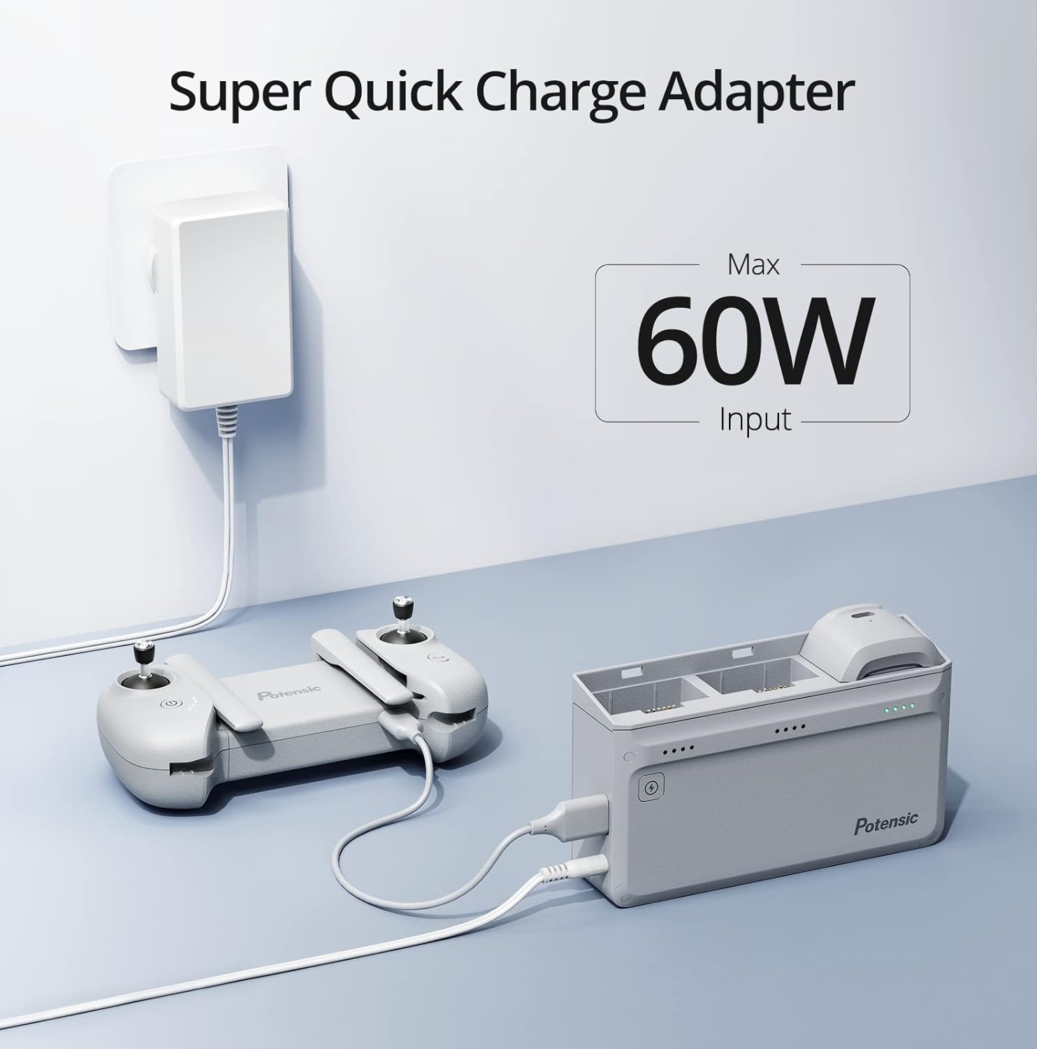 Potensic Original 60W Charging - Drone Charging Hub ulasan dan harga