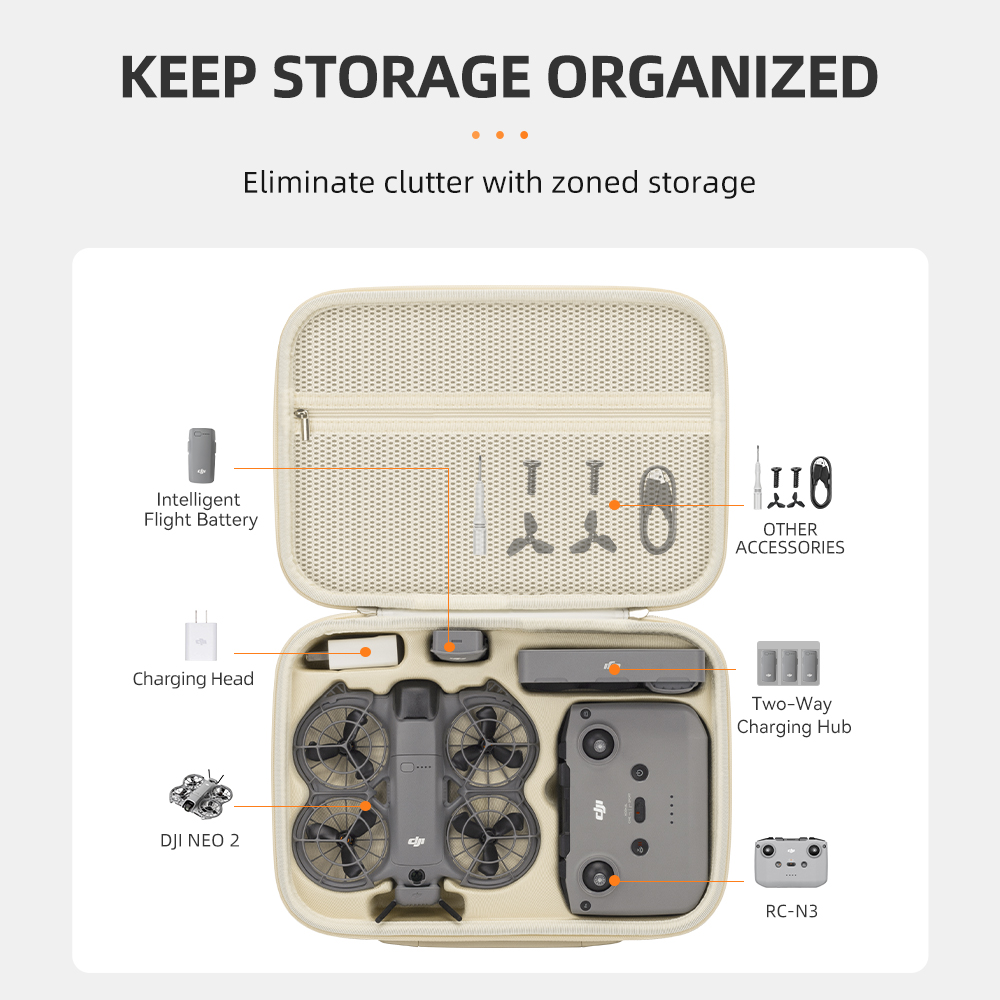Storage Bag for DJI Neo 2 Fly  - Drone Carrying Case ulasan dan harga