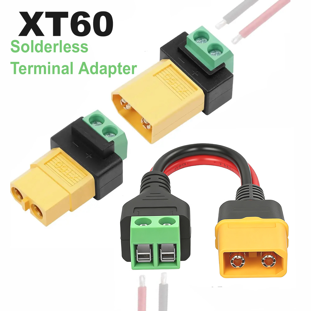 2 Pin XT60 Solderless Male Fem - Drone Solar Charger ulasan dan harga
