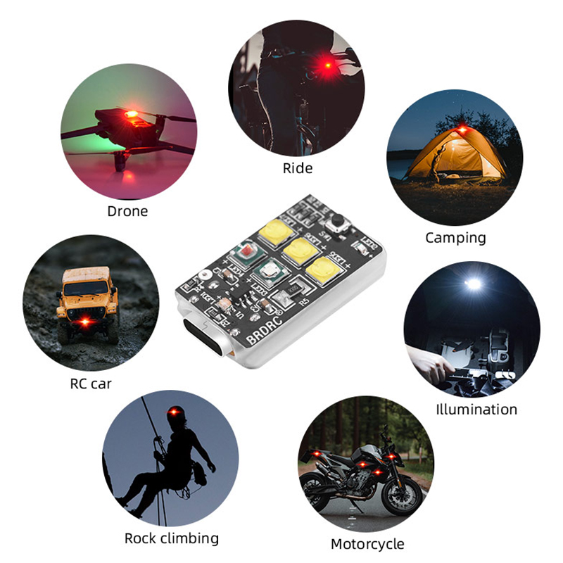 Mini Drone Strobe Light for DJ - Drone Beacon Light ulasan dan harga