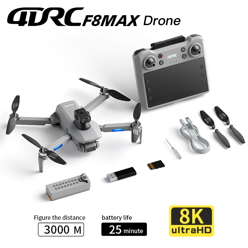F8 MAX GPS Drone Professional  - Drone Controller Screen ulasan dan harga