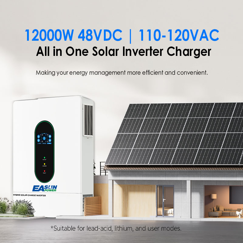 EASUN US 12KW 12000W Split Pha - Drone Solar Charger ulasan dan harga