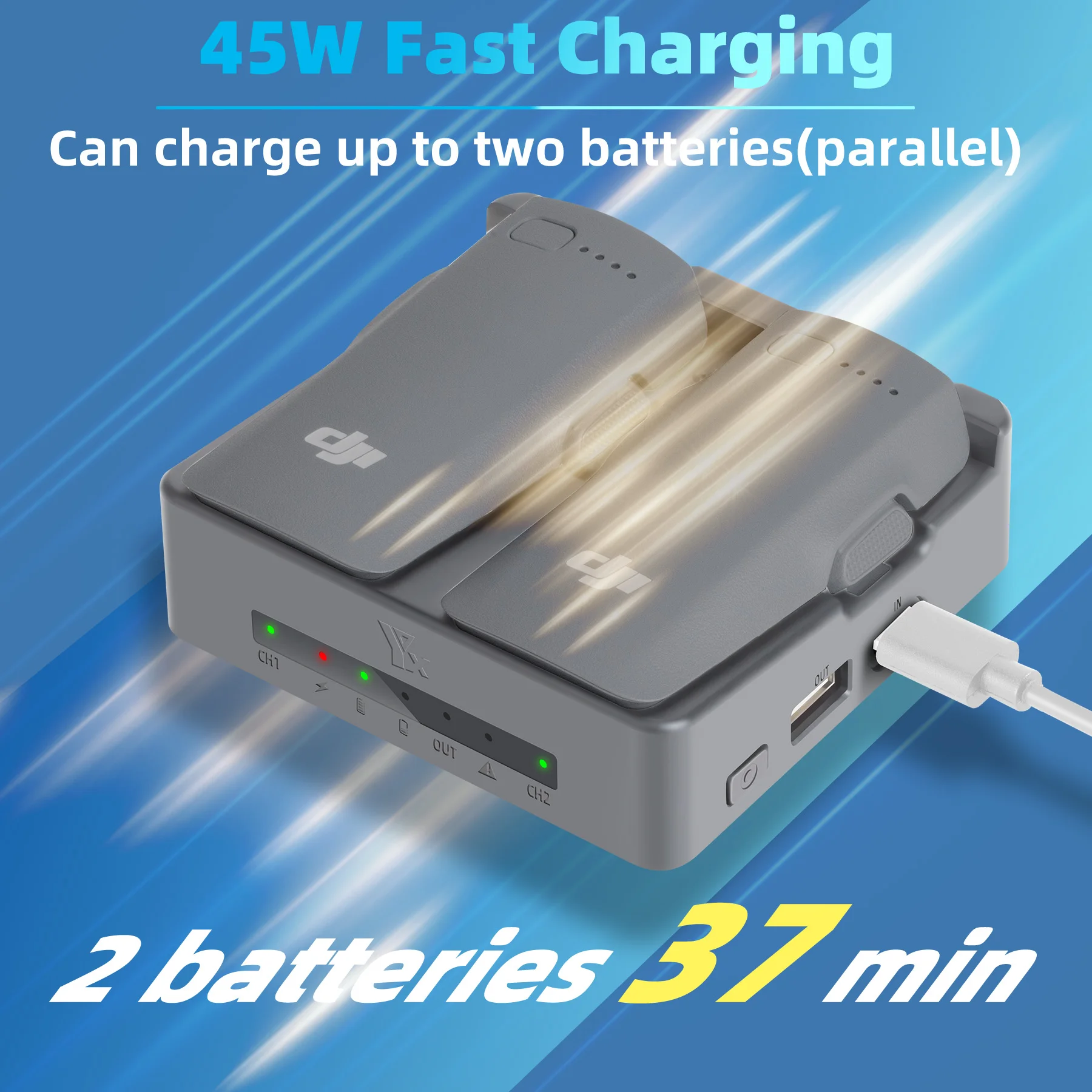NEO 2 Fast Charging Hub Batter - Drone Power Bank ulasan dan harga