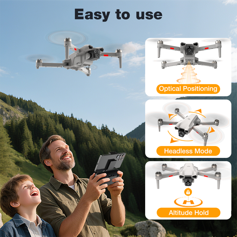 NEW Hot L017 Pro Drone Brushle - Drone Power Bank ulasan dan harga