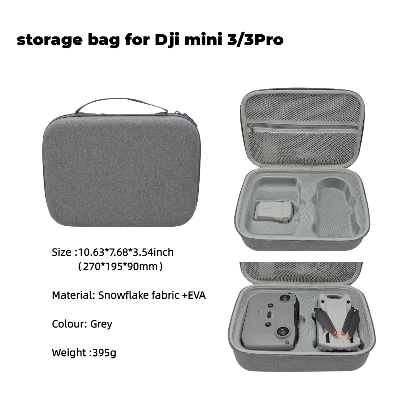 Hard EVA Drone Bag For DJI Min - Drone Controller Hood ulasan dan harga