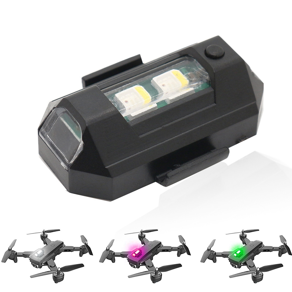 Motorcycle LED RGB Warning Lig - Drone Strobe Light ulasan dan harga