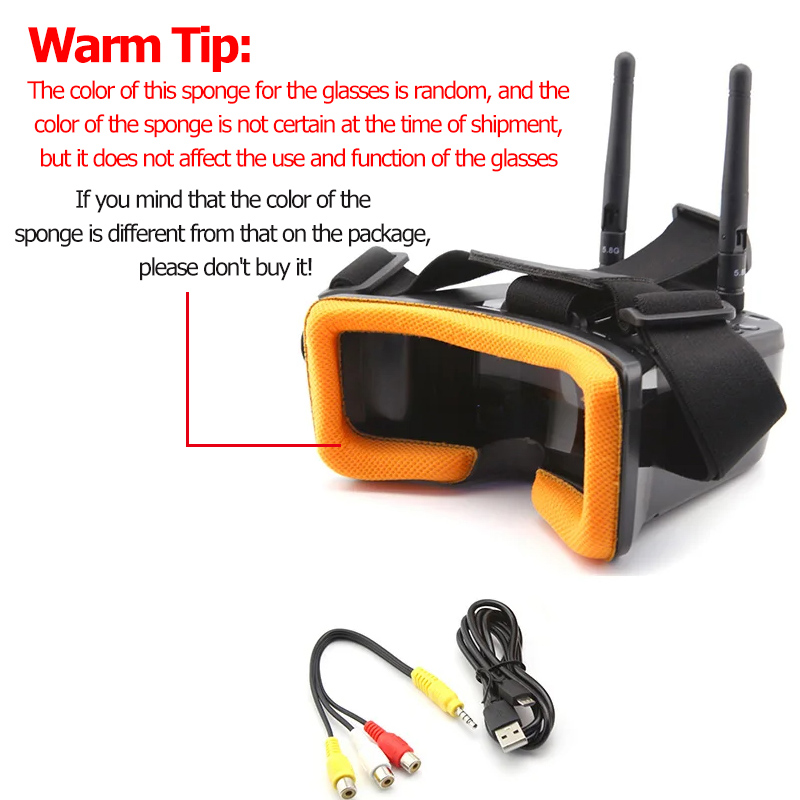 VR009 FPV Video Goggles 3Inch  - Drone Controller Screen ulasan dan harga