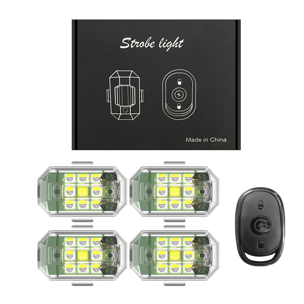 1/2/4pcs Wireless LED Drone St - Drone Strobe Light ulasan dan harga