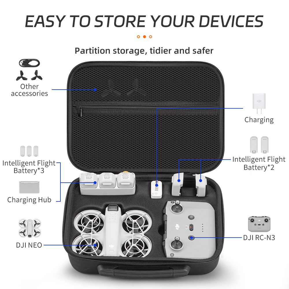 XFJI Carrying Case Compatible  - Drone Carrying Case ulasan dan harga